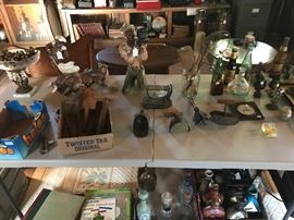 Kitchen primitives, Whiskey Bottles decanters