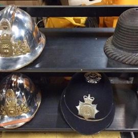 Vintage Fireman's Helmets/Hats

