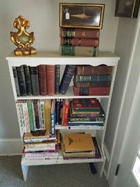 Book Shelf with Vintage Medical Books