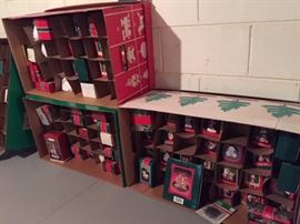 Tons of New in Box Christmas Decorations, Including Precious Memories.