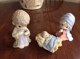 Precious Moments Nativity.