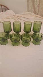 Vintage Glassware Set.