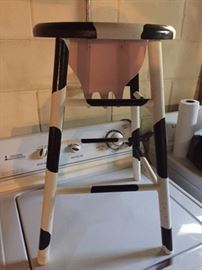 Whimsical Cow Udder Bench.