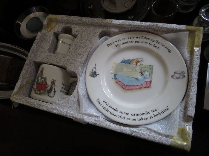 Wedgwood Peter Rabbit Childs Breakfast Set with Original Packing