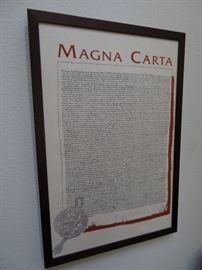 Framed Magna Carta 