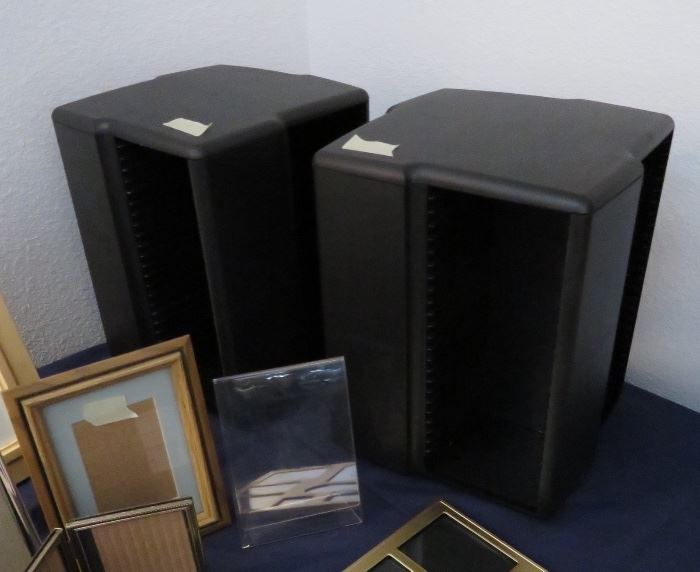 (2) Rotating 4-sided CD Holder Towers