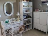 Bookcase, Wicker Desk, Chest, etc.