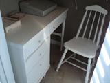 Student Desk and Chair with like new collectible Smith Corona Typewriter with new cartridge ribbon in box