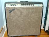 Vintage Amplifier, Fender, Super Reverb Amp, SA LR16304, 1.5amp, 117v, 60cycles, Speaker 40watts, Slo-Blo 2amp fuse, Fender Musical Instruments made in USA