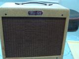 Vintage Amplifier, Fender, tweed, Champ, can't read numbers but ends in 5F1, Speakers are Weber C8RS-4, 14463G
