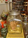 Glass Daizy Butter Churn #80 in beautiful condition