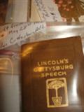 Lincolns Gettysburg Address dated and signed by teacher as gift in 1912