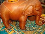 Vintage - Very large woven (wicker?) Elephant