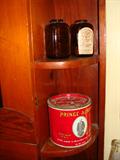 Vintage Prince Albert Crimp Cut also sweet snuff jars