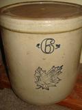 Beautiful Antique Crock Western # 6