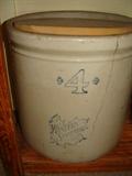 Antique Crock Western # 4