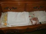 table cloths, etc. All vintage