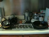 kitchenware and more kitchenware, PLUS!!! We are calling it kitchenware because it is in the kitchen at the moment.