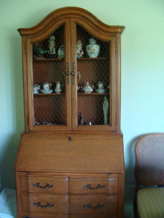 Vintage Drop Front Secretary that matches the dining suite