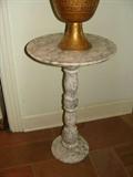 Marble pedestal stand