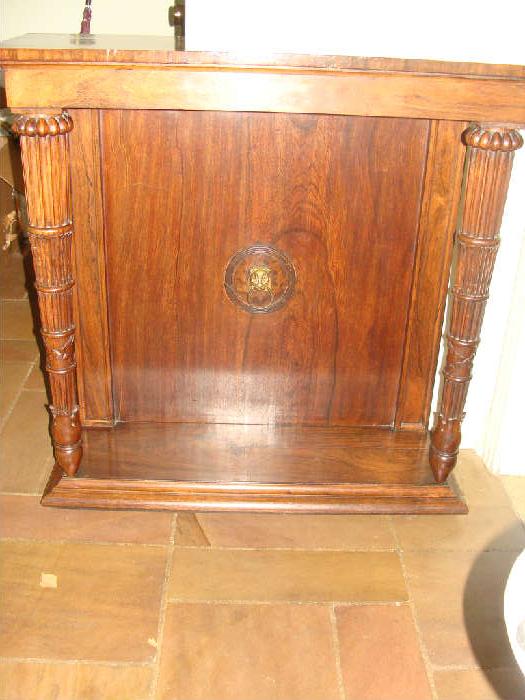 Antique Entry or sofa table nicely carved
