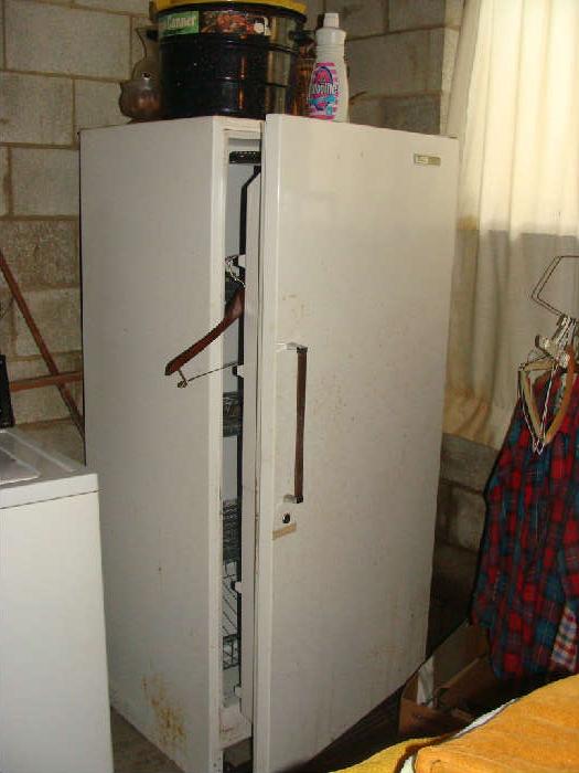 Working Freezer, the refrigerator will also be selling but have not taken a picture of it yet