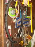 Wall of misc. items for tools and equipment