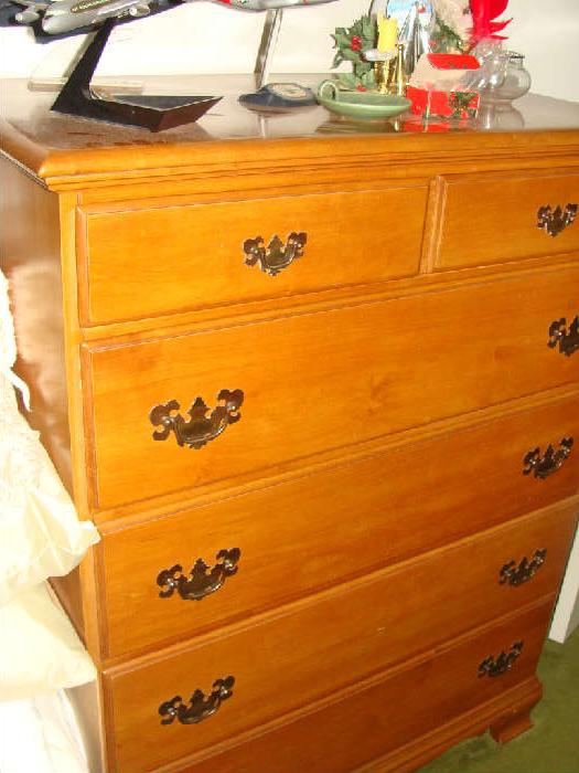 Another quality vintage bedroom suite with 4 poster bed purchased in 1946