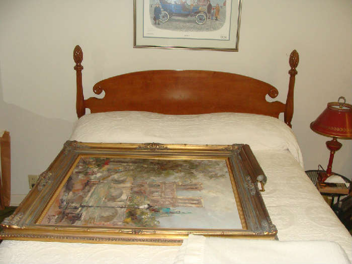 Another quality vintage bedroom suite with 4 poster bed purchased in 1946