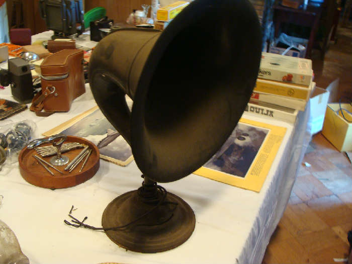Antique Radio Horn found in attic in great condition!