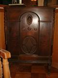 Antique Floor Model Radio