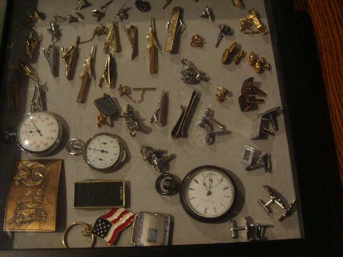 Vintage Tie Clips Pocket Watches & More!
