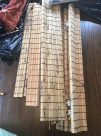 Bamboo Shades $25 each