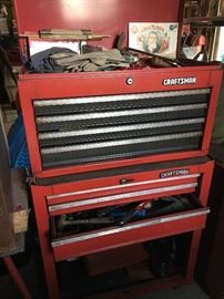 Craftsman tool chest and tools