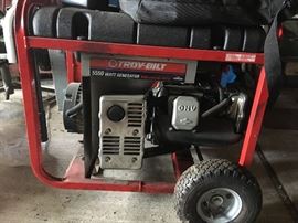Troy-bilt generator 5550 watt