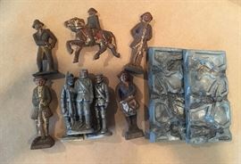 Antique army figures