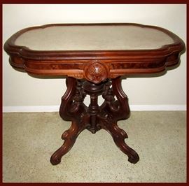 Antique Marble Top Table 