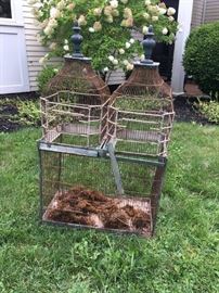Large bird cage! Needs TLC but looks better in person.