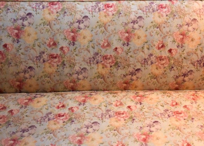 2-Piece Floral Sectional Sofa