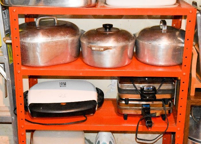 Roasters, Pots & Pans, Waffle Irons, Kitchen Accessories, Etc. 