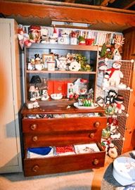 Vintage Wood 3-Drawer Chest, Christmas Decor, Fabrics & Craft Supplies
