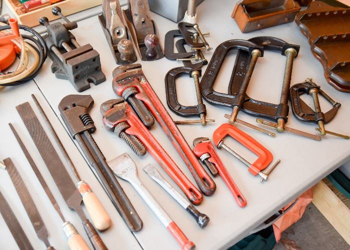 Files, Heavy Duty Wrenches, Clamps
