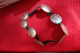 Sterling Silver Concho Belt