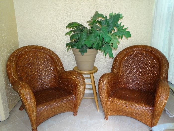Wicker chairs, $40 each