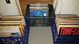 Vinyl. We have 33s from 1960's-1980's and 45s.