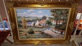 Large Framed Painting