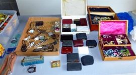 Boxes of Vintage Jewelry and Smalls, some yet to unpack