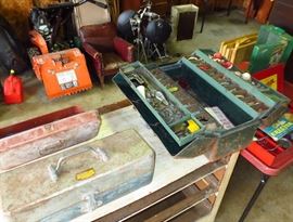 Fishing tackle boxes