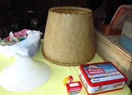 Mid Century Modern Fiberglass Lamp Shades