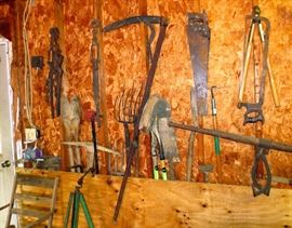 Vintage Farming Tools, Saws